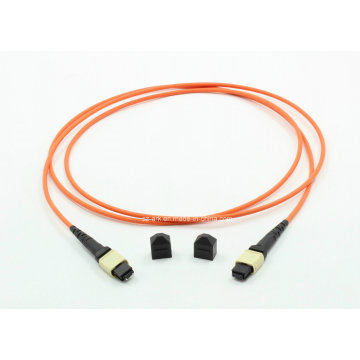 Patchcord do cabo de fibra ótica dos núcleos 3.0mm de MPO 12